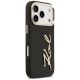 4. Karl Lagerfeld Karl Script Logo Case for iPhone 17 Pro - Black