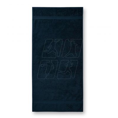 Towel Malfini Terry Towel MLI-90302 navy blue