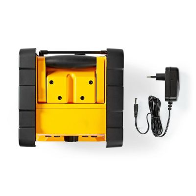 13. Nedis RDFM3100YW radio Workplace Digital Black, Yellow