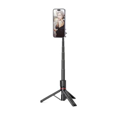 4. Tech-Protect L06S Bluetooth magnetic selfie stick with MagSafe, remote control, tripod up to 82cm and 360 head - black