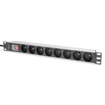 Digitus DN-95402-1-FR PDU power distribution unit 8 x network sockets 1U