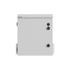 9. WALL-HUNG RACK CABINET 10" HERMETIC IP55 WALL/POLE MOUNTING 340X250X500 GRAY LANBERG (ASSEMBLED)