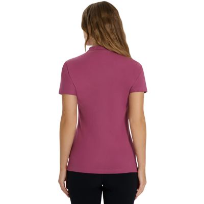5. Women's polo shirt 4F F554 burgundy 4FWAW25TPTSF554 60S
