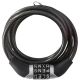 3. Dunlop spiral bicycle lock, code 0.6x120 cm 1042695