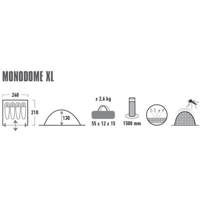 10. High Peak Monodome 4 tent 10311