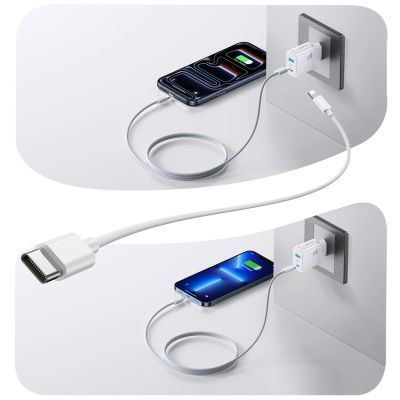 12. Joyroom JR-TG6 GaN 30W Wall Charger - White