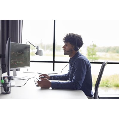 3. Poly EncorePro 310 Monoaural with Quick Disconnect Headset TAA