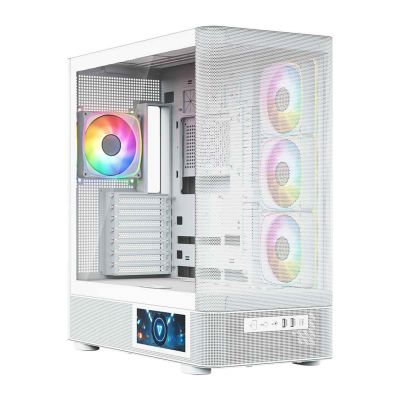 17. MODECOM VOLCANO AQ 400 ARGB MIDI CASE WHITE