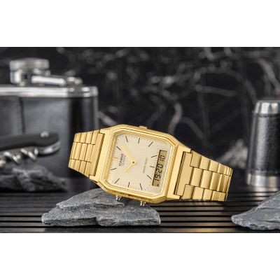 6. Men's Watch CASIO VINTAGE AQ-230GA-9DMQYES + BOX