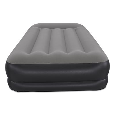 5. Bestway 671BT Air Mattress Single Mattress Black, Gray Unisex