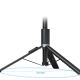 8. Tech-Protect L08S Bluetooth Selfie Stick with Remote Control, Tripod up to 141cm - Black
