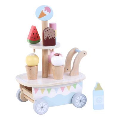 3. PROMIS TROLLEY, WOODEN ICE CREAM PARTY FOR CHILDREN LD04
