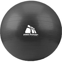 Meteor gym ball 75 cm with pump black 31134