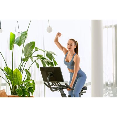 168. OVICX Q200X magnetic exercise bike with 15.6" TFT touchscreen, WIFI bluetooth & app