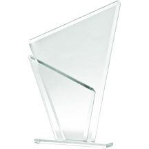 Glass trophy