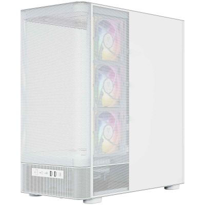 21. MODECOM VOLCANO AQ 400 ARGB MIDI CASE WHITE