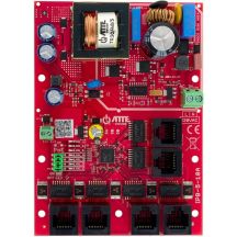 6-port PoE switch with integrated ATTE IPB-5-10A-OF power supply