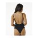 3. RIP CURL Premium Surf Cheeky 1Pc Black One-Piece Swimsuit