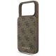 6. Guess 4G Cardslots & Magnetic Closure Crossbody Case for iPhone 18 Pro / 17 Pro – brown