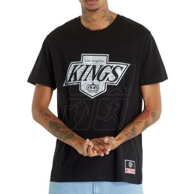 Mitchell &amp; Ness NHL Team Logo Tee Los Angeles Kings M BMTRINTL1180-LAKBLCK