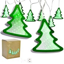 LAMPS WIRES GARLAND LED CHRISTMAS TREES USB