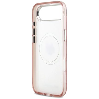 7. Karl Lagerfeld IML Choupette Head Logo MagSafe Case for iPhone 17 Air - Pink