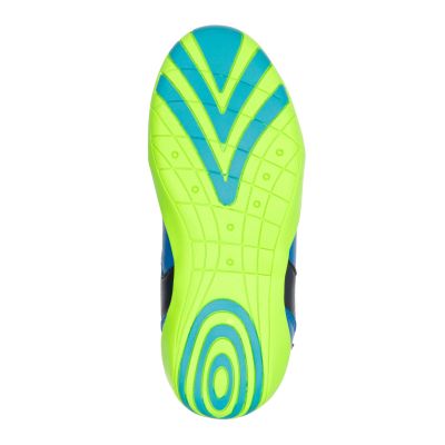 7. Trollkids Skaland Barefoot Hiker Shoes Navy/Medium Blue/Viper Green