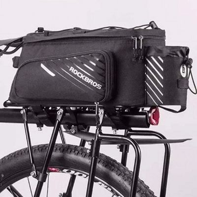 3. Rockbros A9-BK bike rack bag - black