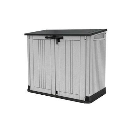 KETER GARDEN-BALCONY BOX MIDI GRAY-BLACK 132x71.5x113.5cm