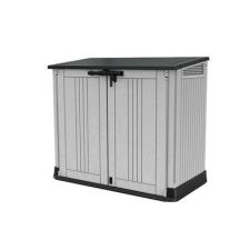 KETER GARDEN-BALCONY BOX MIDI GRAY-BLACK 132x71.5x113.5cm