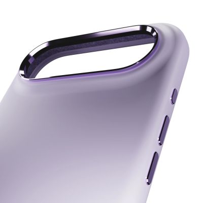 5. Puro Icon Mag Pro Liquid Silicone Case for iPhone 17 Air, MagSafe Compatible, with Camera Protection and Aluminum Buttons - Pink