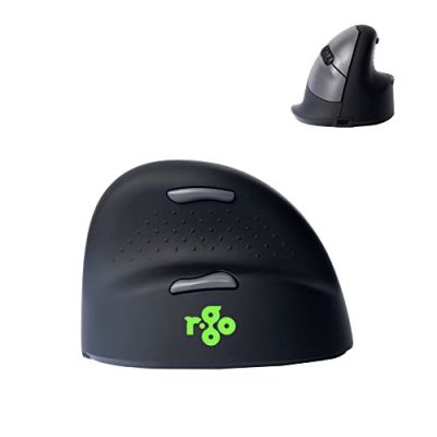 4. Ergonomic mouse R-Go Maus HE ergonomisch rechts Bluetooth mittel schwarz/sil retail
