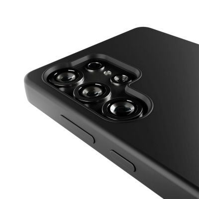 6. Puro Icon Silicone Case for Samsung Galaxy S25 Ultra - Black