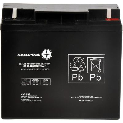 AGM SECURBAT 12V 18Ah battery