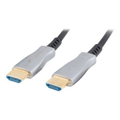 11. LANBERG HDMI CABLE M/M V2.0 50M OPTICAL AOC CA-HDMI-20FB-0500-BK