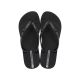 5. Ipanema Mesh IX comfortable women's flip-flops black