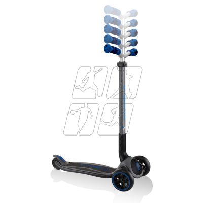 15. Globber Master Prime 3-Wheel Scooter / Black - Navy Blue 664-100