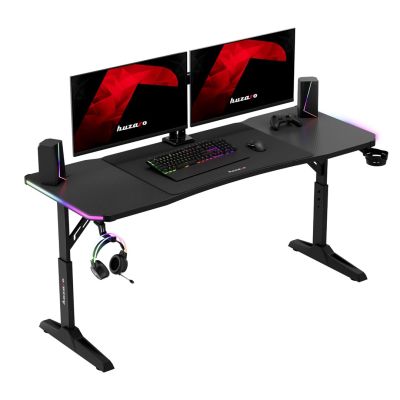 10. Huzaro Hero 4.6 RGB Black Gaming Desk