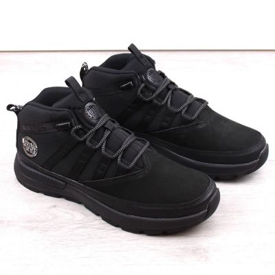 11. Bustagrip M MRM9A Black Leather Ankle Boots