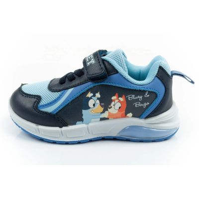 2. Leomil children's sports shoes Bluey sneakers light with velcro LED