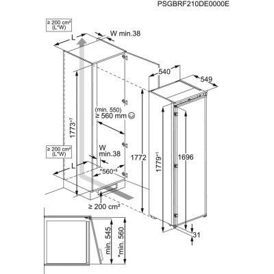 3. ELECTROLUX ERD6DE18S1 refrigerator
