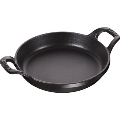 Staub Round Baking and Gratin Dish – Black, 750 ml