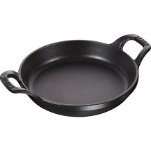 Staub Round Baking and Gratin Dish – Black, 750 ml