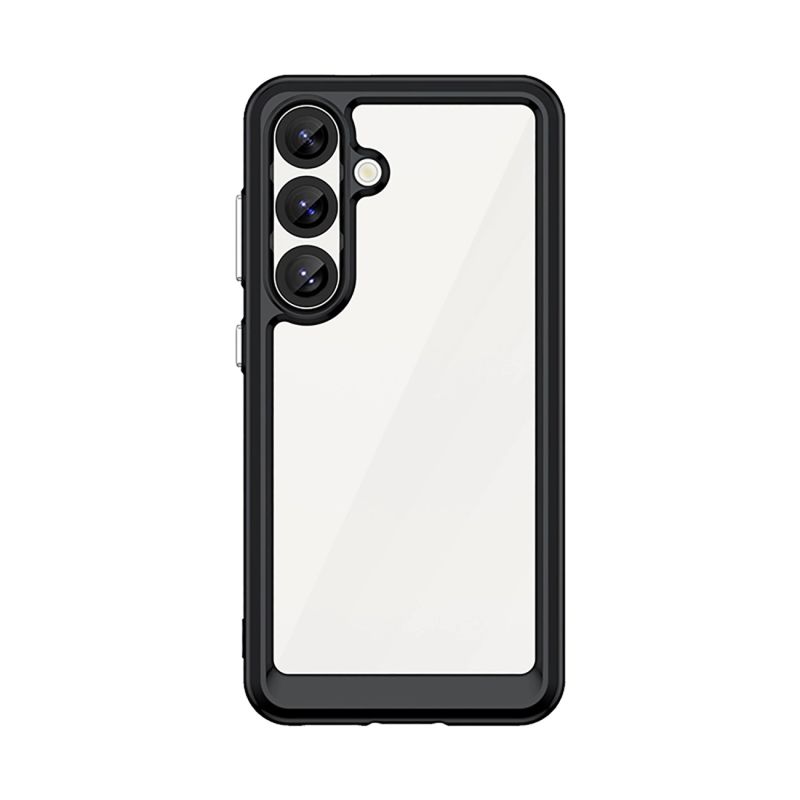 2. Outer Space Case with Gel Frame for Samsung Galaxy S25 - Black