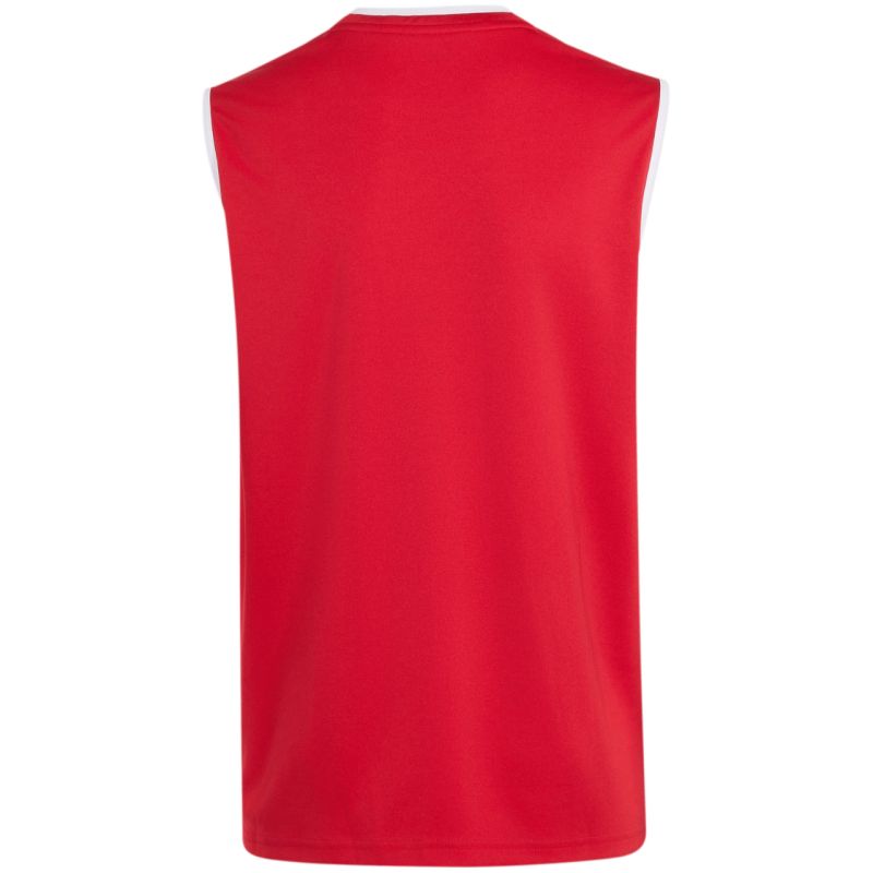 2. adidas Entrada 26 Sleeveless Jersey Kids' Red KB3937