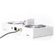 5. DIGITUS ventilation panel for 19" wall-mounted cabinets, 2 x fans, thermostat, gray