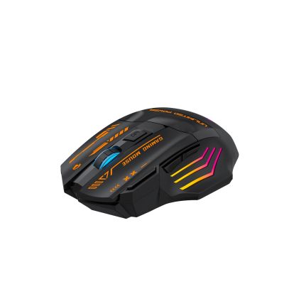 5. Wozinsky WMGB-1179 Wireless Optical Gaming Mouse with Built-in Rechargeable Battery 3200 DPI with Backlight - Black