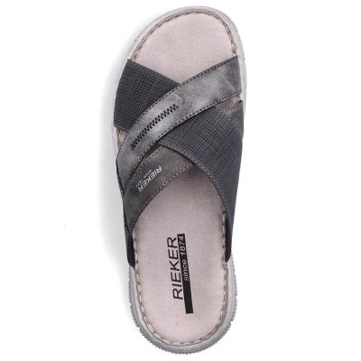 17. Rieker M RKR581 comfortable flip-flops, gray