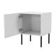 2. PALAZZO BIS bedside table 2 pcs 45x39xH59 white matt