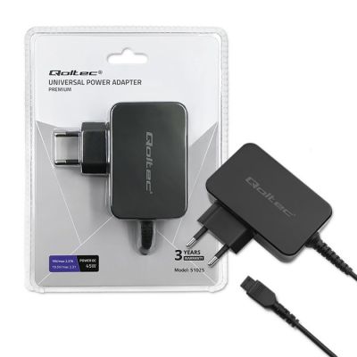 8. QOLTEC UNIVERSAL POWER SUPPLY 45W | 8 PLUGS